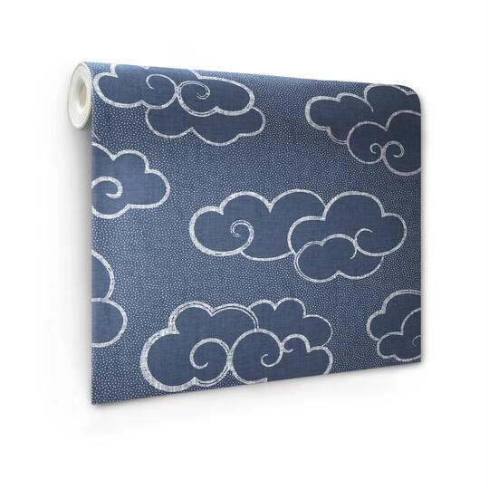 NuWallpaper Alto Navy Peel & Stick Wallpaper